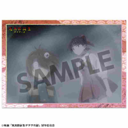 Kitaro Birth Gegege no Mystery A6 Visual Acrylic Plate Kitaro & Medama Oyaji & Cat Girl (鬼太郎誕生 ゲゲゲの謎 A6ビジュアルアクリルプレート鬼太郎&目玉おやじ&ねこ娘)