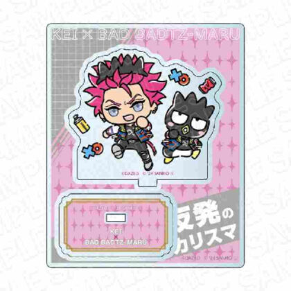 Charisma x Sanrio Characters Acrylic Stand Kei Sarukawa x Bad Badtz Maru (カリスマ×サンリオキャラクターズ アクリルスタンド 猿川慧×バッドばつ丸)