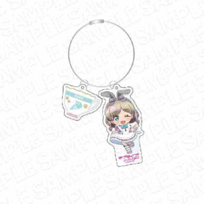 Love Live! Superstar!! Wire Keychain Karaka Tea Salon Maid Deformed Ver. (ラブライブ!スーパースター!! ワイヤーキーホルダー 唐可可 ティーサロンメイド デフォルメVer.)