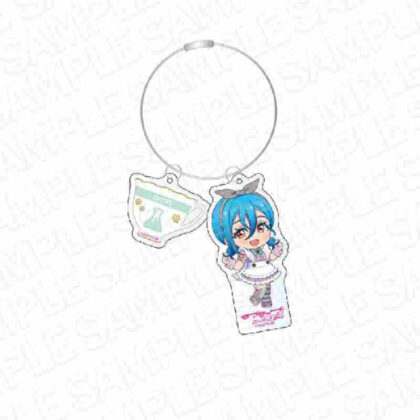 Love Live! Superstar!! Wire Key Chain Wakana Shiki Tea Salon Maid Deformed Ver. (ラブライブ!スーパースター!! ワイヤーキーホルダー 若菜四季ティーサロンメイド デフォルメVer.)