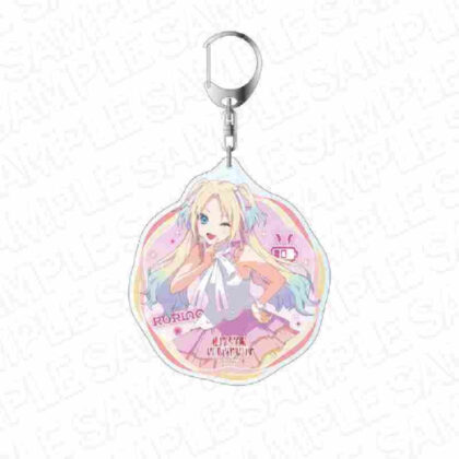 Love Live! Hasunosora Girls' Academy School Idol Club Big Keychain Rurino Osawa Rainbow Chiffon Ver. (ラブライブ!蓮ノ空女学院スクールアイドルクラブ デカキーホルダー 大沢瑠璃乃 レインボーシフォンVer.)