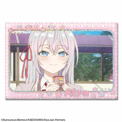 Arya-san from next door who sometimes blurts out in Russian Hologram can badge Design 03 Arya C (時々ボソッとロシア語でデレる隣のアーリャさん ホログラム缶バッジ デザイン03 アーリャ C)