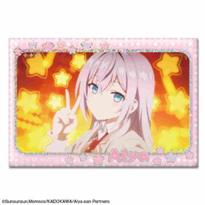 Arya-san from next door who sometimes blurts out in Russian Hologram can badge Design 04 Arya D (時々ボソッとロシア語でデレる隣のアーリャさん ホログラム缶バッジ デザイン04 アーリャ D)