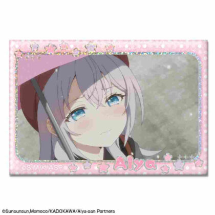 Arya-san from next door who sometimes blurts out in Russian Hologram can badge Design 09 Arya I (時々ボソッとロシア語でデレる隣のアーリャさん ホログラム缶バッジ デザイン09 アーリャ I)