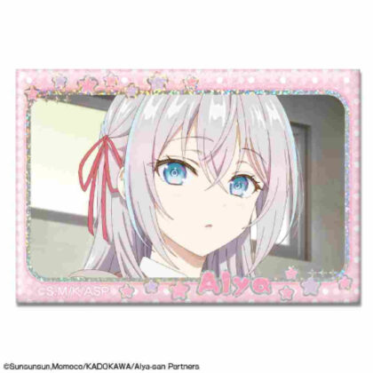 Arya-san from next door who sometimes blurts out in Russian Hologram can badge Design 11 Arya K (時々ボソッとロシア語でデレる隣のアーリャさん ホログラム缶バッジ デザイン11 アーリャ K)