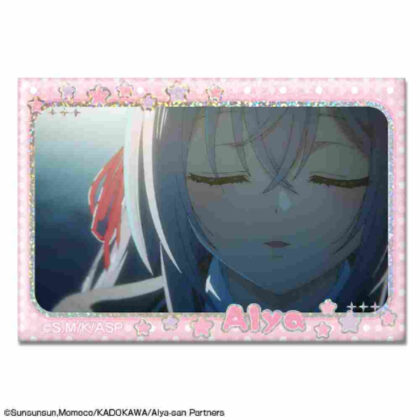 Arya-san from next door who sometimes blurts out in Russian Hologram can badge Design 13 Arya M (時々ボソッとロシア語でデレる隣のアーリャさん ホログラム缶バッジ デザイン13 アーリャ M)