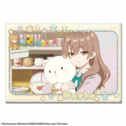 Arya-san from next door who sometimes blurts out in Russian Hologram can badge Design 19 Masha B (時々ボソッとロシア語でデレる隣のアーリャさん ホログラム缶バッジ デザイン19 マーシャ B)
