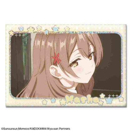 Arya-san from next door who sometimes blurts out in Russian Hologram can badge Design 21 Masha D (時々ボソッとロシア語でデレる隣のアーリャさん ホログラム缶バッジ デザイン21 マーシャ D)
