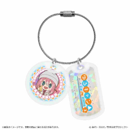 Yurucamp△ SEASON3 Powakoron Series Acrylic Dog Tag Keychain Nadeshiko Kakamigahara (ゆるキャン△ SEASON3 ぽわころんシリーズ アクリルドッグタグキーホルダー 各務原なでしこ)