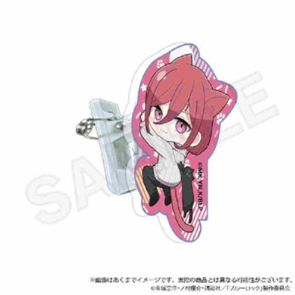 Blue Rock Acrylic Clip Hitsuki Nyan Ver. Shredded Leopard Horse (ブルーロック アクリルクリップ ひっつきにゃんVer. 千切豹馬)
