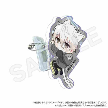 Blue Rock Acrylic Clip Hitsuki Nyan Ver. Seishiro Nagi (ブルーロック アクリルクリップ ひっつきにゃんVer. 凪誠士郎)