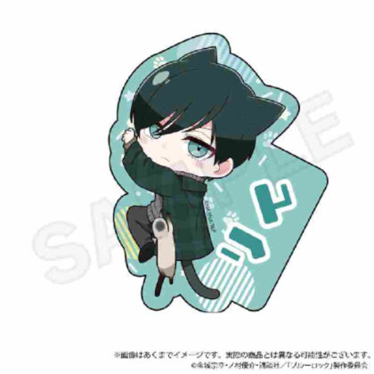 Blue Rock Die Cut Sticker Hitsuki Nyan Ver. Rin Itoshi (ブルーロック ダイカットステッカー ひっつきにゃんVer.糸師凛)