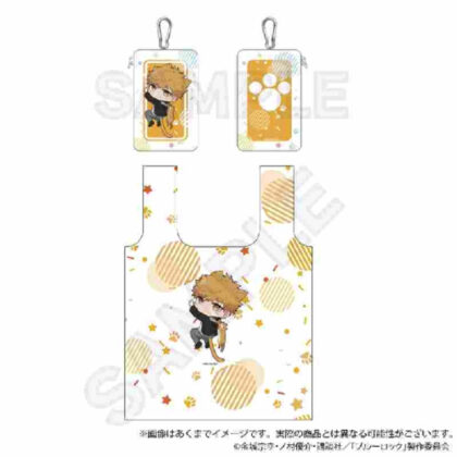 Blue Lock Eco Bag with Storage Pouch Hitsuki Nyan Ver. Rensuke Kunigami (ブルーロック 収納ポーチ付きエコバッグ ひっつきにゃんVer. 國神錬介)