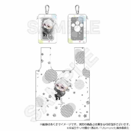 Blue Lock Eco Bag with Storage Pouch Hitsuki Nyan Ver. Seishiro Nagi (ブルーロック 収納ポーチ付きエコバッグ ひっつきにゃんVer. 凪誠士郎)