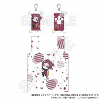 Blue Lock Eco Bag with Storage Pouch Hitsuki Nyan Ver. Sae Itoshi (ブルーロック 収納ポーチ付きエコバッグ ひっつきにゃんVer. 糸師冴)