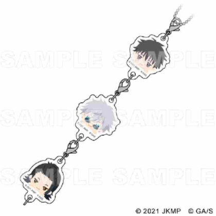 Jujutsu Kaisen the Movie 0 Chokotte! Triple acrylic key chain Otsukotsu, Gojo, Natsyu (劇場版 呪術廻戦 0 ちょこっテ! 3連アクリルキーホルダー 乙骨・五条・夏油)