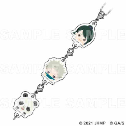 Jujutsu Kaisen the Movie 0 Chokotte! Triple Acrylic Keychain Maki, Toge, and Panda (劇場版 呪術廻戦 0 ちょこっテ! 3連アクリルキーホルダー 真希・棘・パンダ)