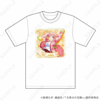 The Quintessential Quintuplets∽ Strawberry Room Wear T-shirt 1 Ichika Unisex L Size (五等分の花嫁∽ いちごルームウェア Tシャツ 1 一花ユニセックス Lサイズ)