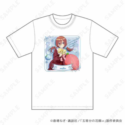 The Quintessential Quintuplets∽ Strawberry Room Wear T-Shirt 3 Miku Unisex L Size (五等分の花嫁∽ いちごルームウェア Tシャツ 3 三玖ユニセックス Lサイズ)