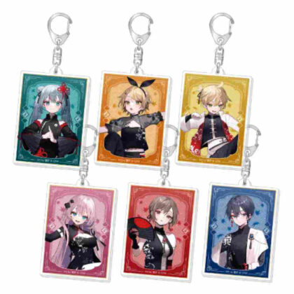 39Culture 2023 EXTRA COSPLAY Trading Glitter Acrylic Keychain (39Culture 2023 EXTRA COSPLAY トレーディング ラメ入りアクリルキーホルダー)