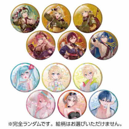 39Culture 2024 Trading Large Metallic Can Badge (39Culture 2024 トレーディング 大き目メタリック缶バッジ)