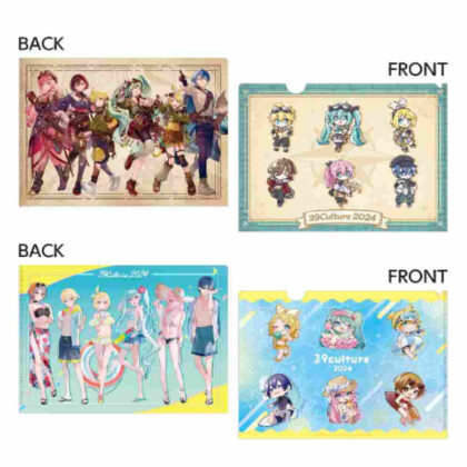 39Culture 2024 A4 clear file set of 2 types (39Culture 2024 A4クリアファイル2種セット)
