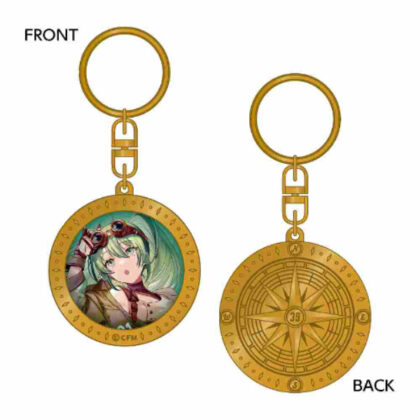 39Culture 2024 WORLD Compass type metal keychain Hatsune Miku (39Culture 2024 WORLD コンパス型メタルキーホルダー初音ミク)