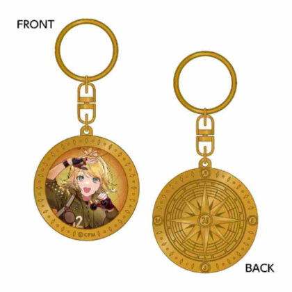 39Culture 2024 WORLD Compass type metal key chain Kagamine Rin (39Culture 2024 WORLD コンパス型メタルキーホルダー鏡音リン)