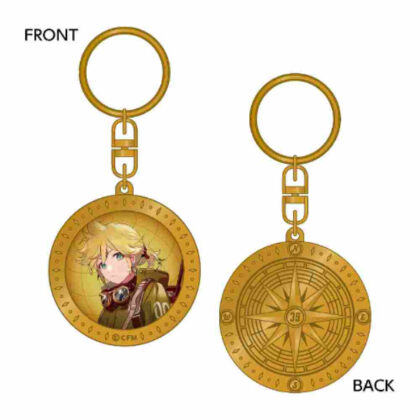 39Culture 2024 WORLD Compass type metal key chain Kagamine Len (39Culture 2024 WORLD コンパス型メタルキーホルダー鏡音レン)