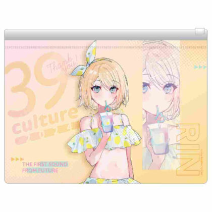39Culture 2024 FES Vinyl Pouch Kagamine Rin (39Culture 2024 FES ビニールポーチ 鏡音リン)