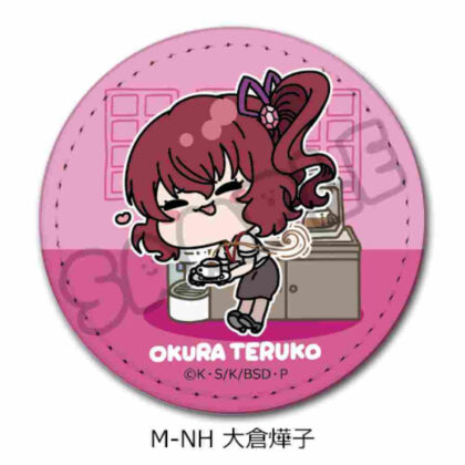 Bungo Stray Dogs Vol. 4 Leather Badge (Round) Mocho-NH Akiko Okura (文豪ストレイドッグス 第4弾 レザーバッジ(丸形) Mocho-NH 大倉燁子)