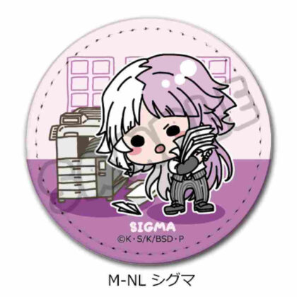 Bungo Stray Dogs Vol. 4 Leather Badge (Round) Mocho-NL Sigma (文豪ストレイドッグス 第4弾 レザーバッジ(丸形) Mocho-NL シグマ)