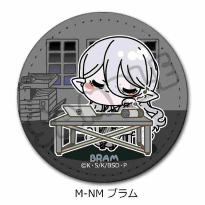 Bungo Stray Dogs Vol. 4 Leather Badge (Round) Mocho-NM Bram (文豪ストレイドッグス 第4弾 レザーバッジ(丸形) Mocho-NM ブラム)