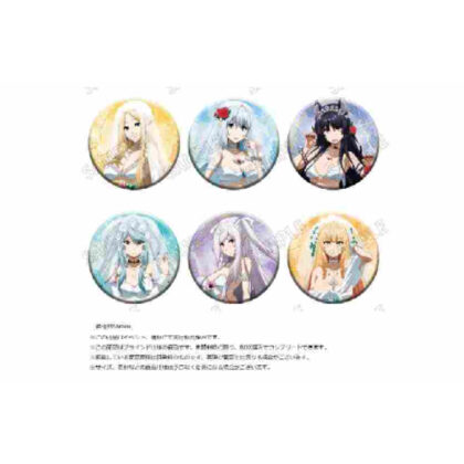 I want to be a powerhouse behind the scenes! Newly drawn can badge collection Wedding swimsuit Ver. (陰の実力者になりたくて! 描き下ろし缶バッジコレクション ウエディング水着Ver.)