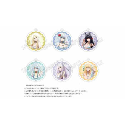 I want to be a powerhouse behind the scenes! Original acrylic key chain collection Wedding swimsuit Ver. (陰の実力者になりたくて! 描き下ろしアクリルキーホルダーコレクション ウエディング水着Ver.)