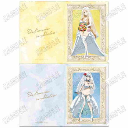 I want to be a powerhouse behind the scenes! Newly illustrated clear file set Wedding swimsuit Ver. A (陰の実力者になりたくて! 描き下ろしクリアファイルセット ウエディング水着Ver. A)