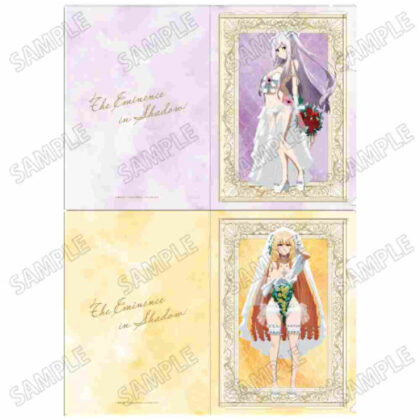 I want to be a powerhouse behind the scenes! Newly illustrated clear file set Wedding swimsuit Ver. C (陰の実力者になりたくて! 描き下ろしクリアファイルセット ウエディング水着Ver. C)