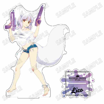 Machikadomazoku 2-chome Original BIG Acrylic Stand LL Water Play Ver. 5 Rico (まちカドまぞく 2丁目 描き下ろしBIGアクリルスタンドLL 水遊びVer. 5 リコ)