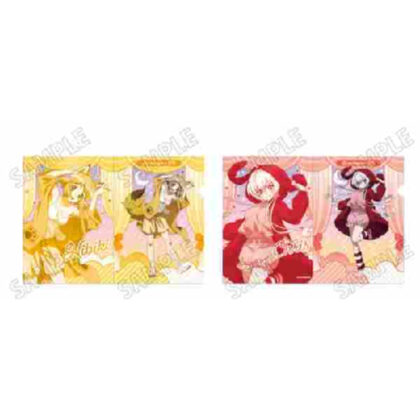 Senki Zesshou Symphogear XV Original Illustration Clear File Set Animal Pajamas Ver. A (戦姫絶唱シンフォギアXV 描き下ろしクリアファイルセット アニマルパジャマVer. A)