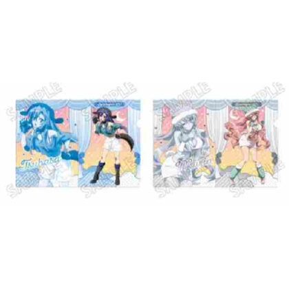 Senki Zesshou Symphogear XV Original Illustration Clear File Set Animal Pajamas Ver. B (戦姫絶唱シンフォギアXV 描き下ろしクリアファイルセット アニマルパジャマVer. B)