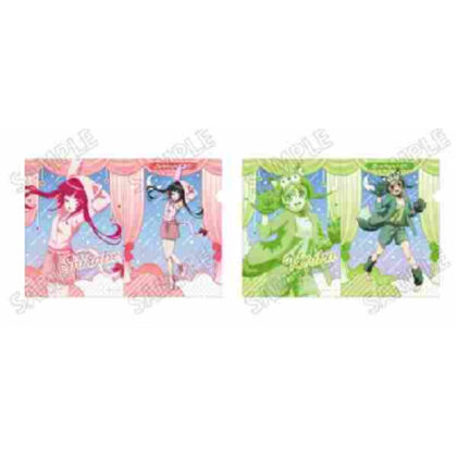 Senki Zesshou Symphogear XV Original Illustration Clear File Set Animal Pajamas Ver. C (戦姫絶唱シンフォギアXV 描き下ろしクリアファイルセット アニマルパジャマVer. C)