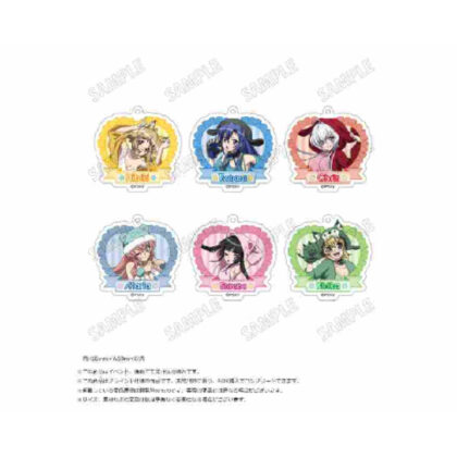 Senki Zesshou Symphogear XV Original Illustration Acrylic Keychain Collection Animal Pajamas Ver. (戦姫絶唱シンフォギアXV 描き下ろしアクリルキーホルダーコレクション アニマルパジャマVer.)