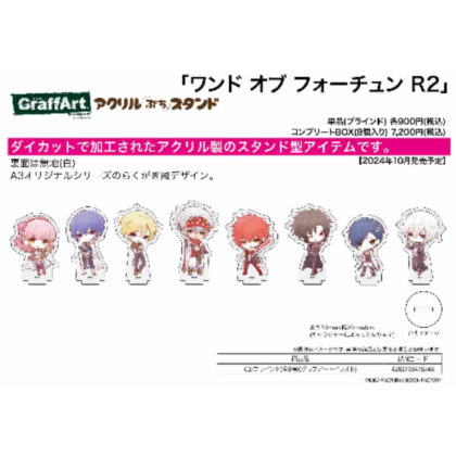 Acrylic Petit Stand Wand of Fortune R2 -Apocalypse Sinking in Time and Space- 02 Graff Art Illustration (アクリルぷちスタンド ワンド オブ フォーチュン R2 -時空に沈む黙示録- 02 グラフアートイラスト)