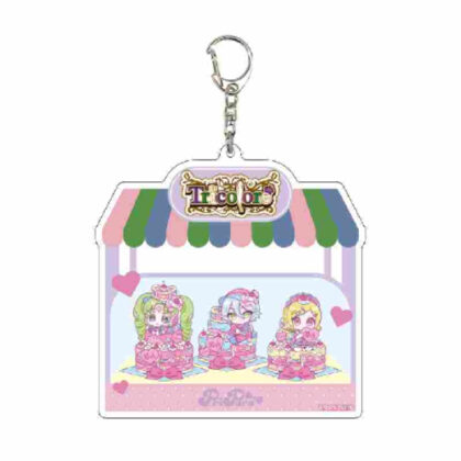Big acrylic keychain Pripara 06 Tricolore (mini character illustration) (デカアクリルキーホルダー プリパラ 06 Tricolore(ミニキャライラスト))