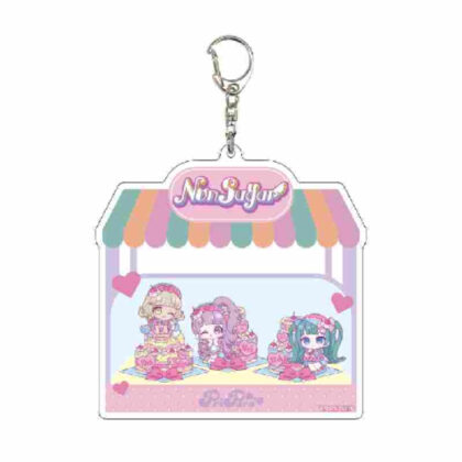 Big acrylic key chain Pripara 07 NonSugar (Mini character illustration) (デカアクリルキーホルダー プリパラ 07 NonSugar(ミニキャライラスト))