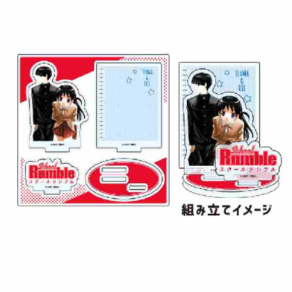 Acrylic stand plate School Rumble 03 pattern 3 (official illustration) (アクリルスタンドプレート School Rumble 03 パターン3(公式イラスト))