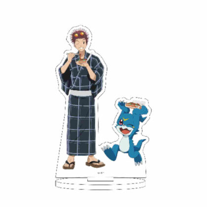 Acrylic stand Digimon Adventure 02 THE BEGINNING 20 Daisuke Motomiya & Vimon Yukata Ver. (Original illustration) (アクリルスタンド デジモンアドベンチャー02 THE BEGINNING 20 本宮大輔&ブイモン 浴衣Ver.(描き下ろしイ)