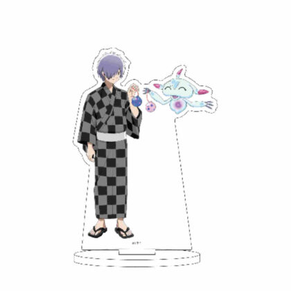Acrylic stand Digimon Adventure 02 THE BEGINNING 26 Rui Owada & Ukkomon Yukata Ver. (Original illustration) (アクリルスタンド デジモンアドベンチャー02 THE BEGINNING 26 大和田ルイ&ウッコモン 浴衣Ver.(描き下ろしイ)