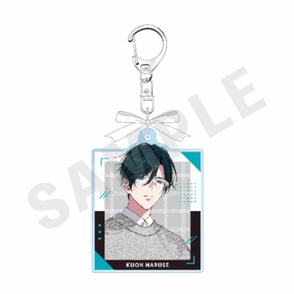 Love from the tip of the tongue Acrylic key chain with ribbon Minoruyo Toshin (舌先から恋 リボン付きアクリルキーホルダー 稔世・等身)