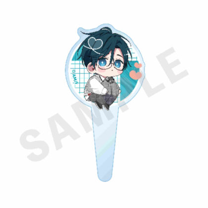 Love from the tip of the tongue Pick style acrylic marker Minoruyo mini character (舌先から恋 ピック風アクリルマーカー 稔世・ミニキャラ)
